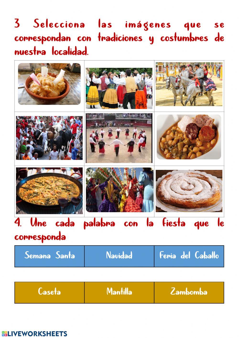 Tradiciones y costumbres de nuestra localidad