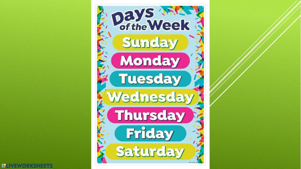 The Days of the Week