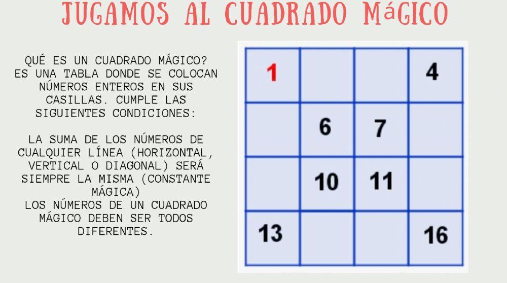 Cuadrado mágico