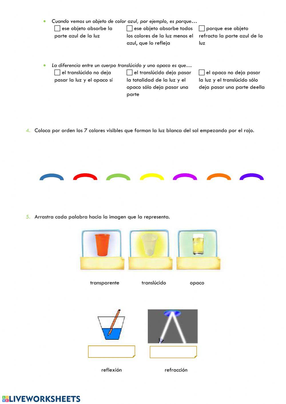 La Luz y sus efectos
