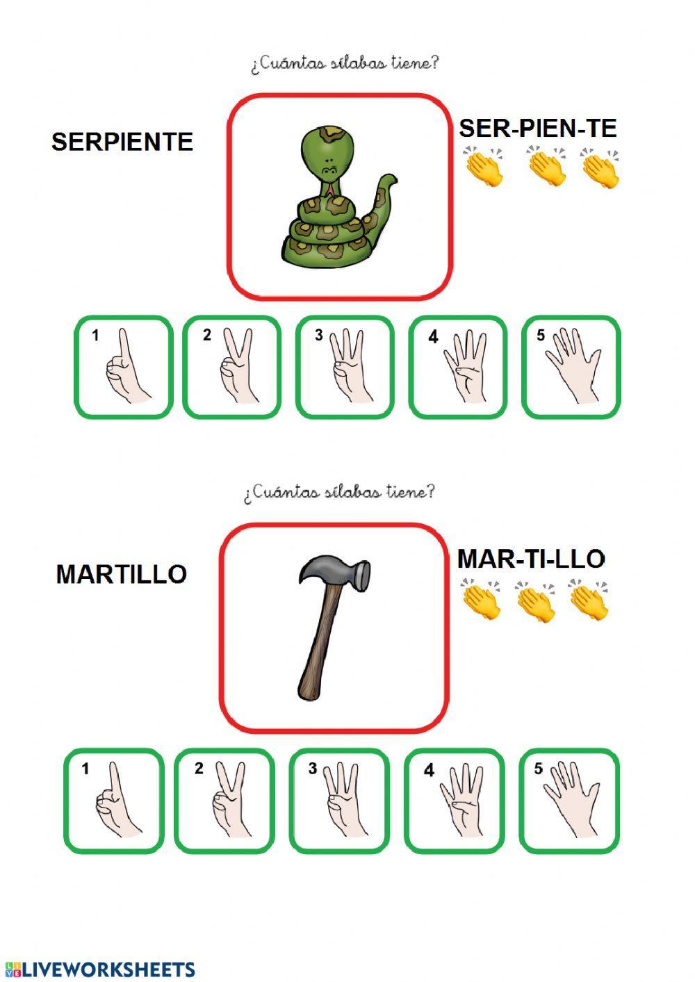 Conciencia silábica discapacidad auditiva