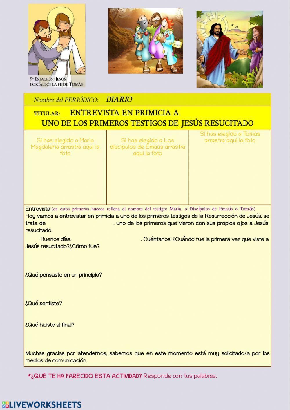 La resurrección de Jesús (I) La resurrección de Jesús (I)