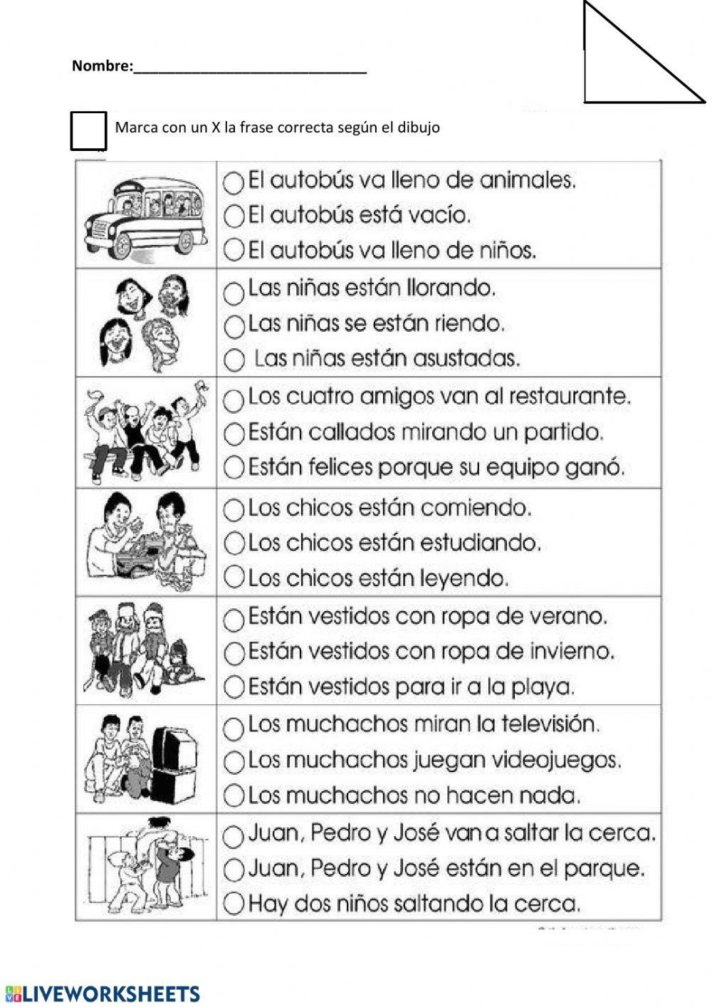 Comprensión de castellano