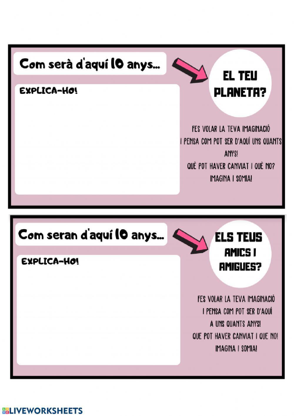 Expressió escrita Català 10 anys