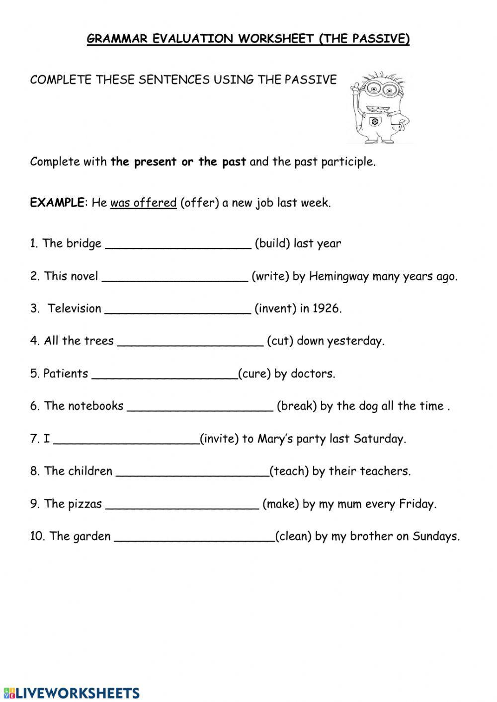 Passive (present and past)