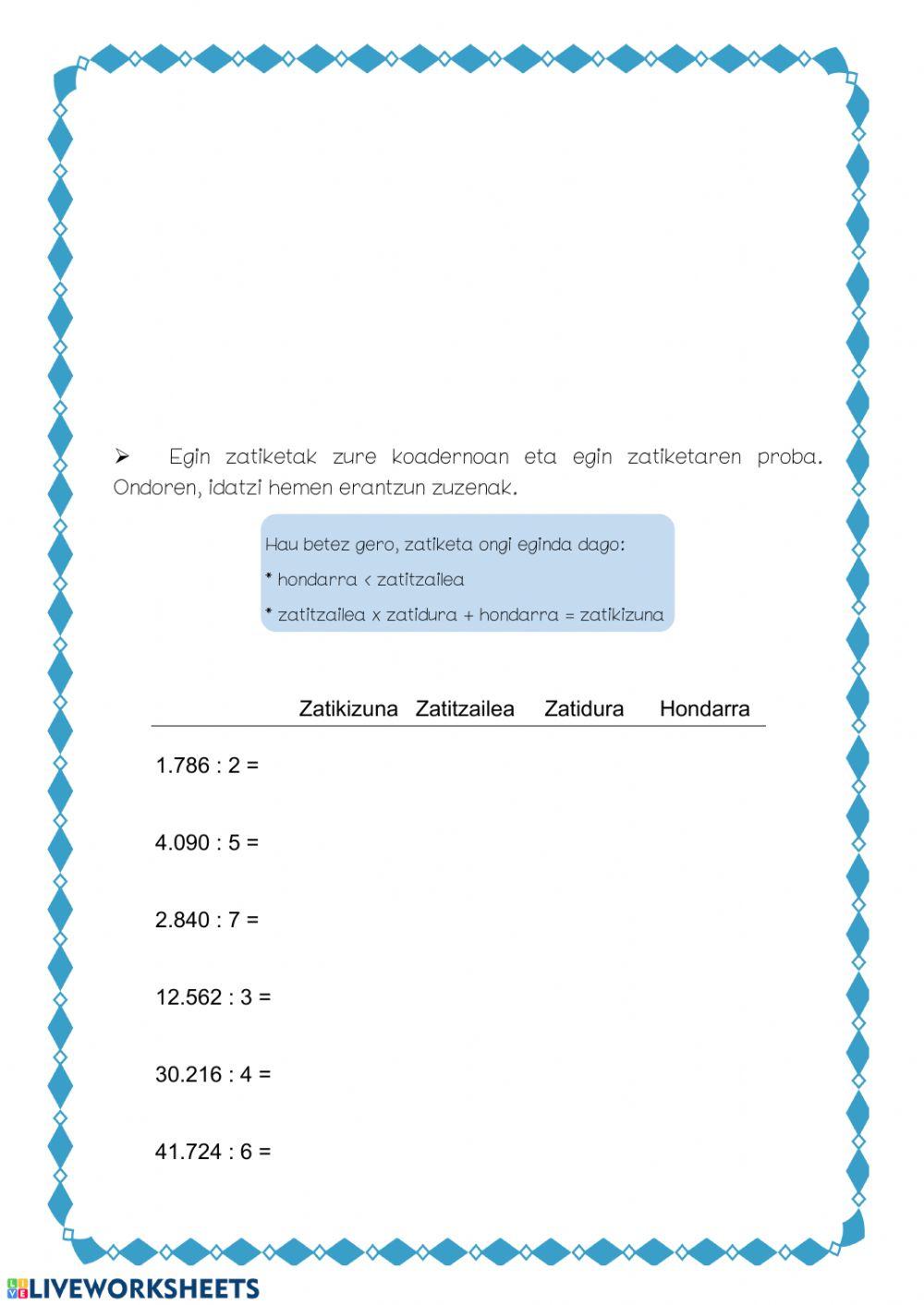 Lehenengo zifra zatitzailea baino txikiagoa