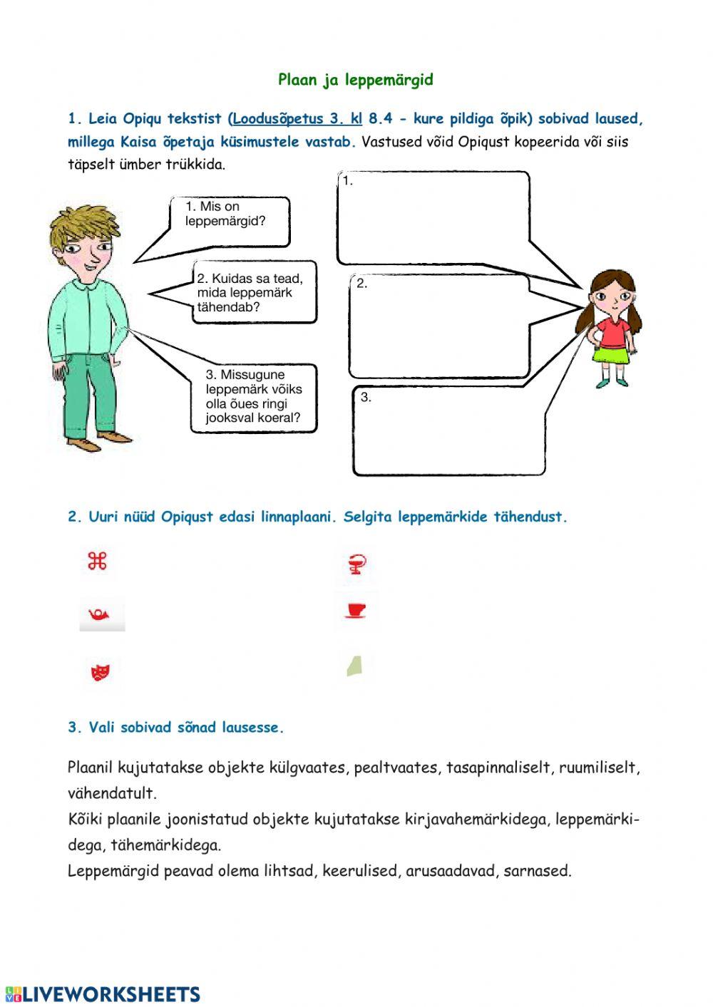 Plaan ja leppemärgid