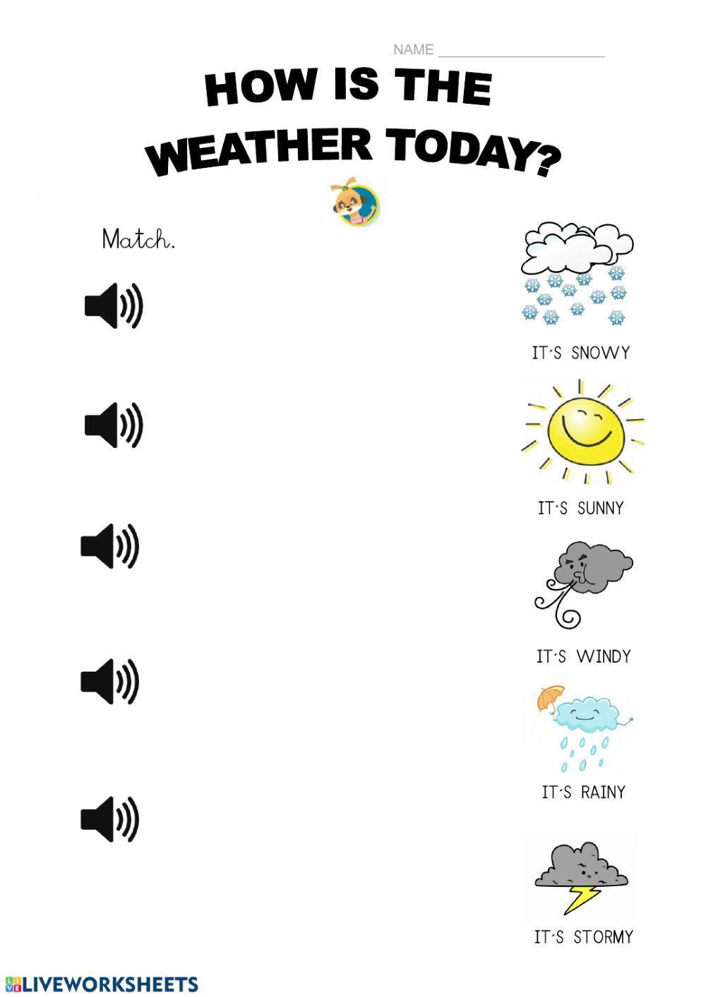 How-s the weather today?