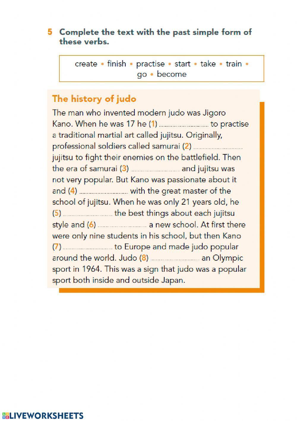 Regular and Irregular verbs