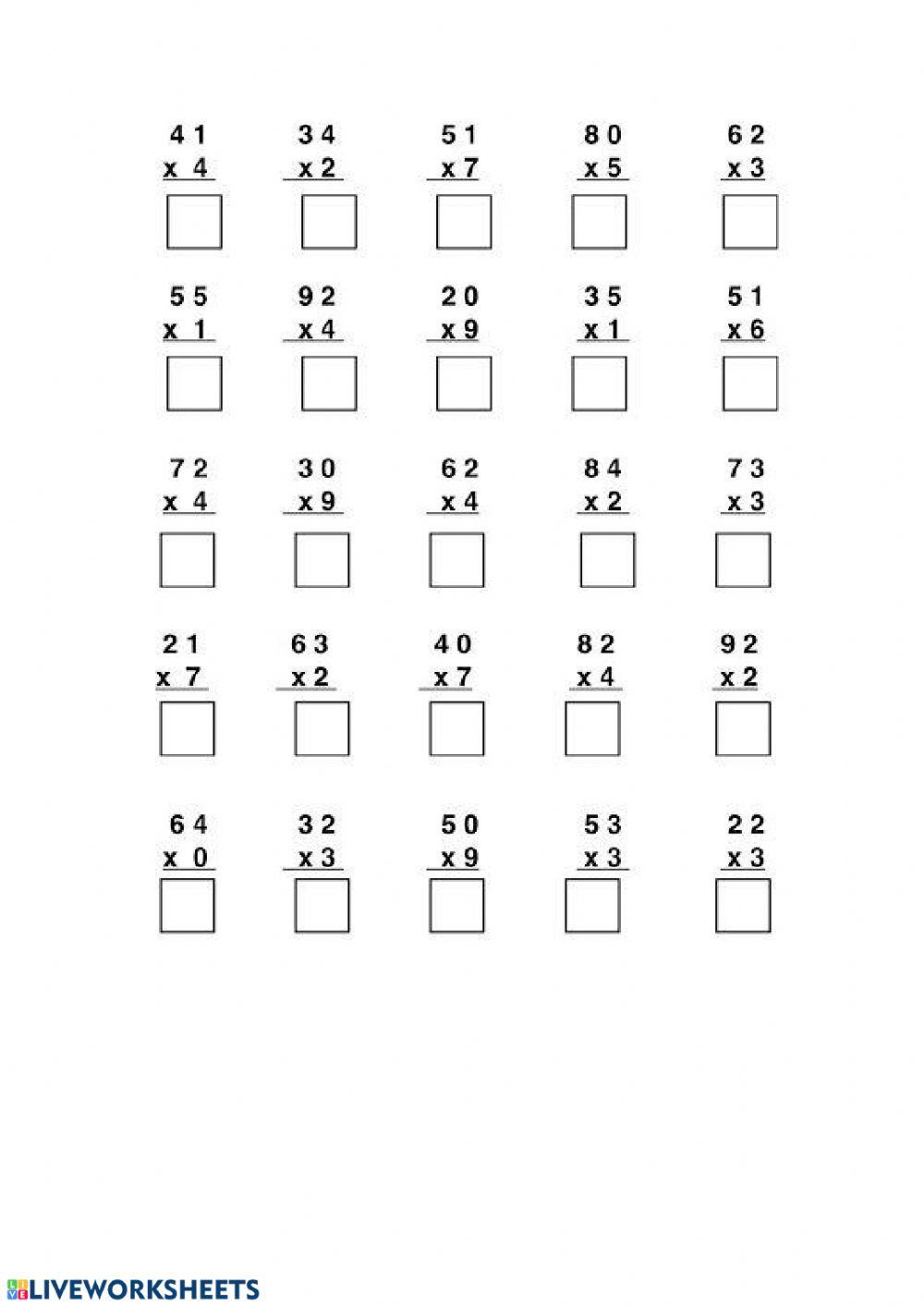 Multiplicaciones