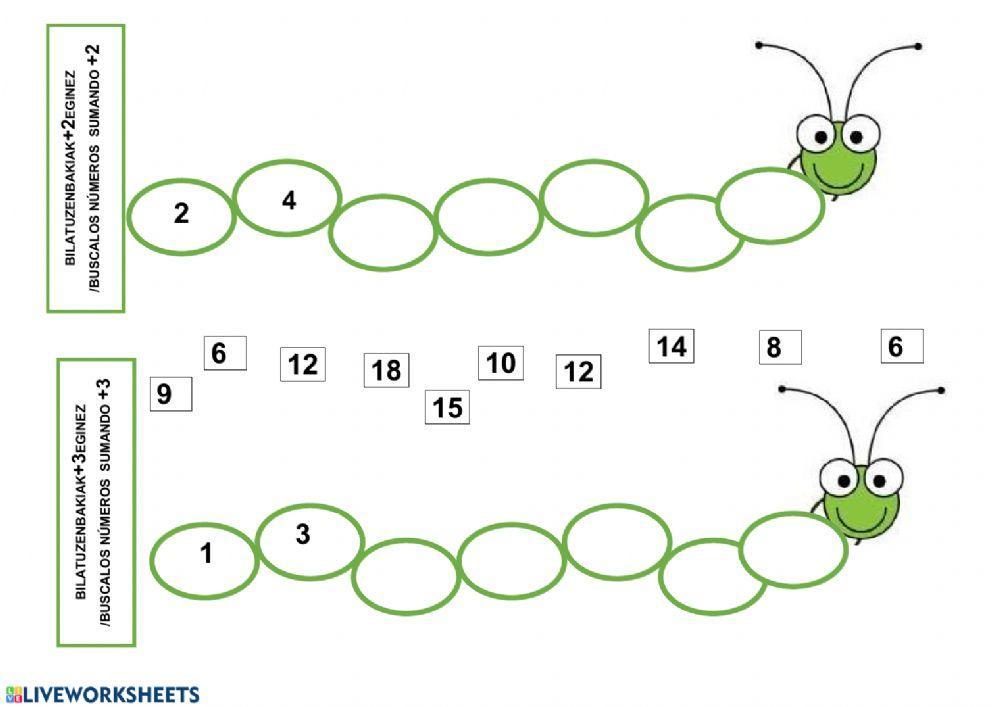 Osatu segida +2eta +3