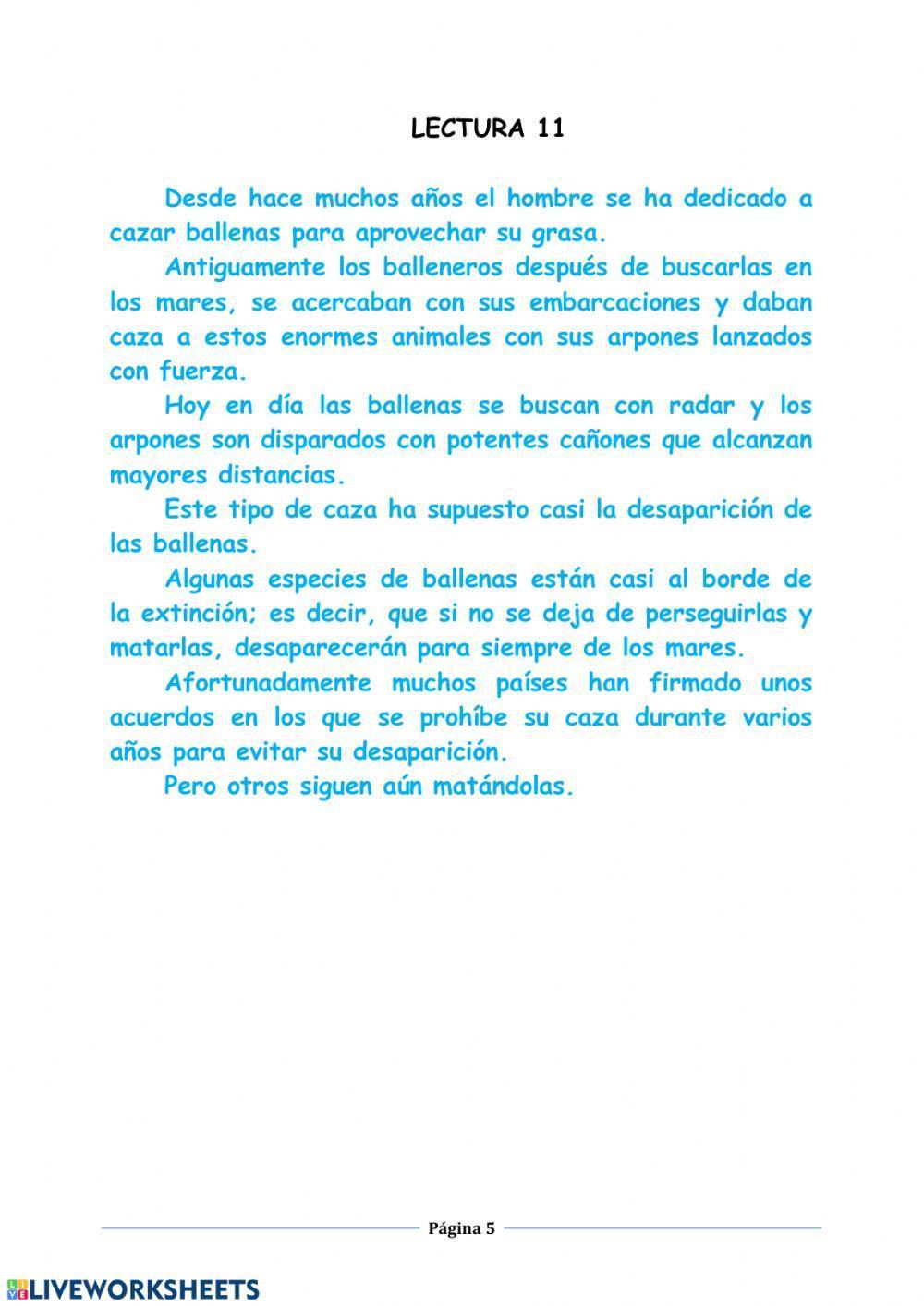 Comprensión lectora