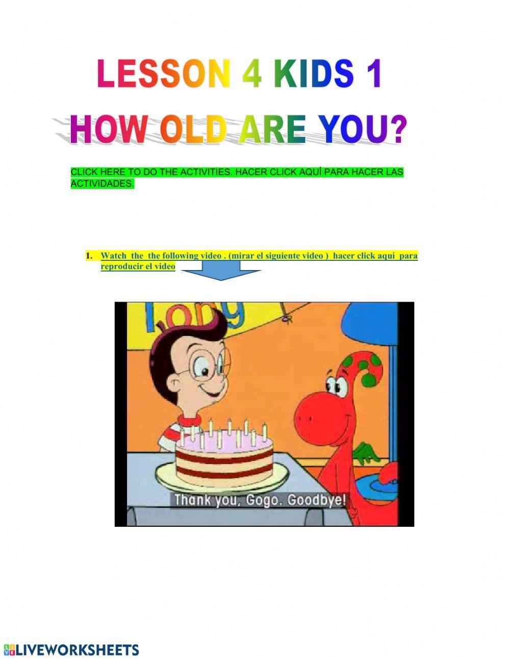 How old are you?