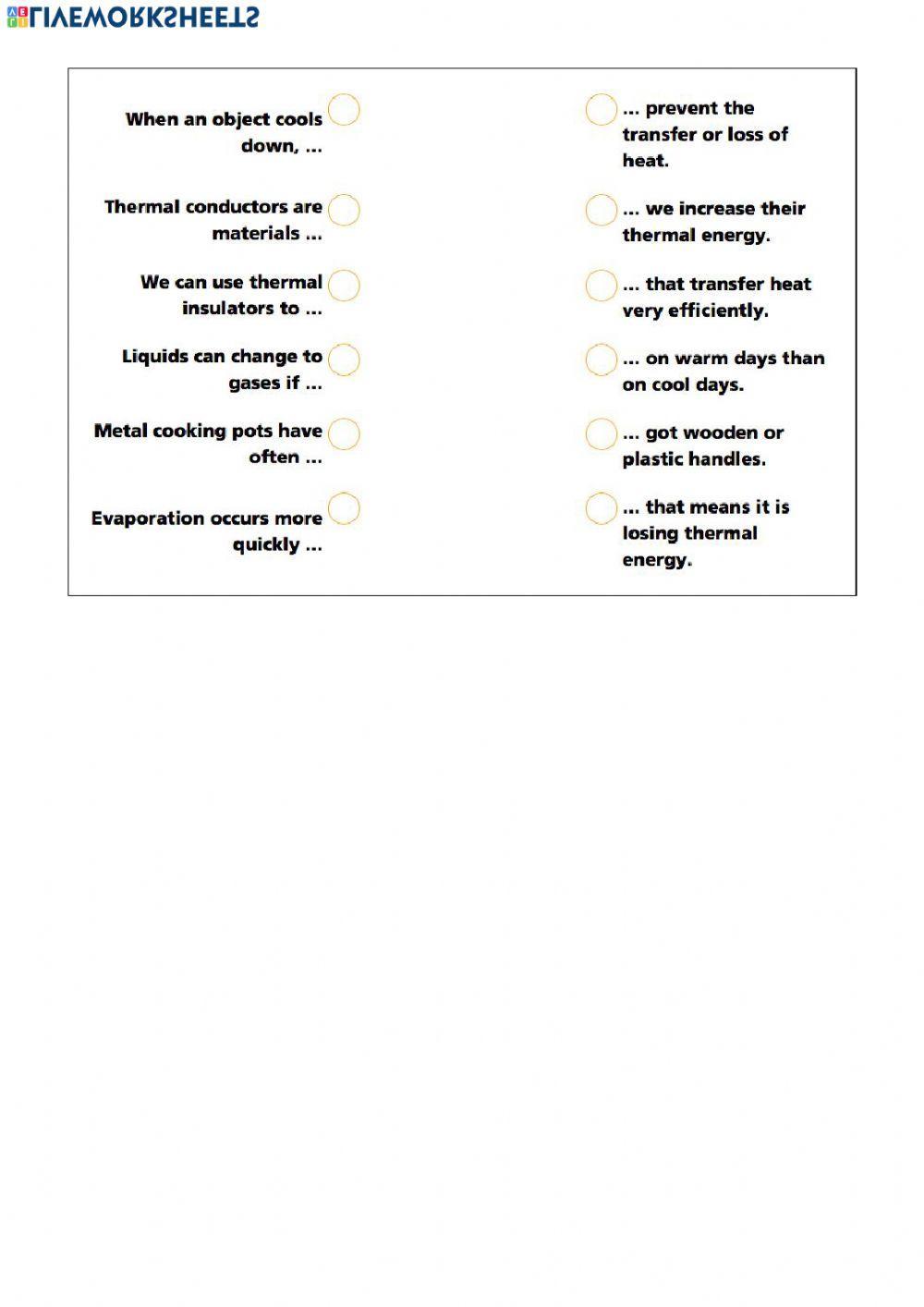 Heat-Thermal energy Heat-Thermal energy