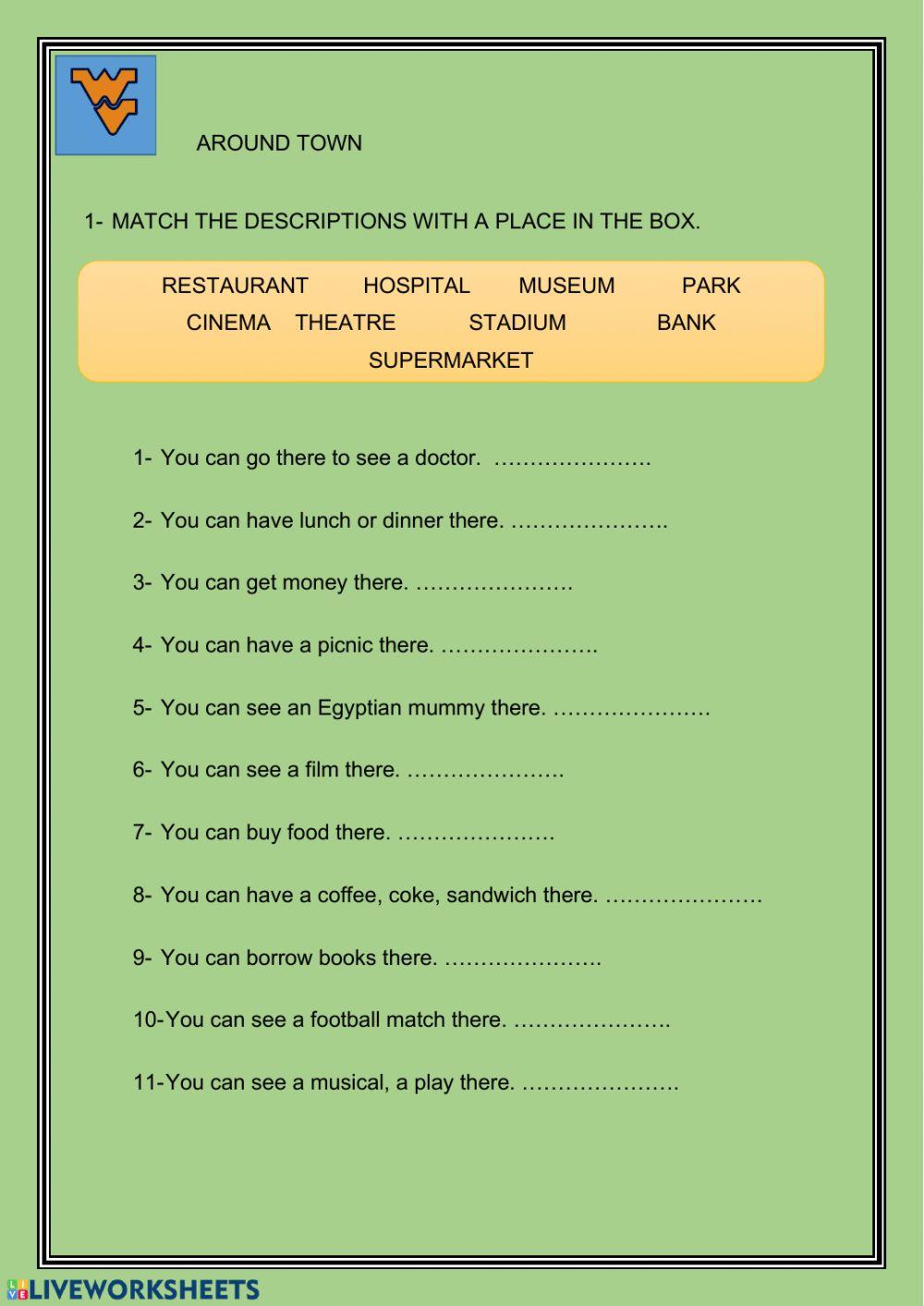places-in-town-activity-for-grade-6-live-worksheets
