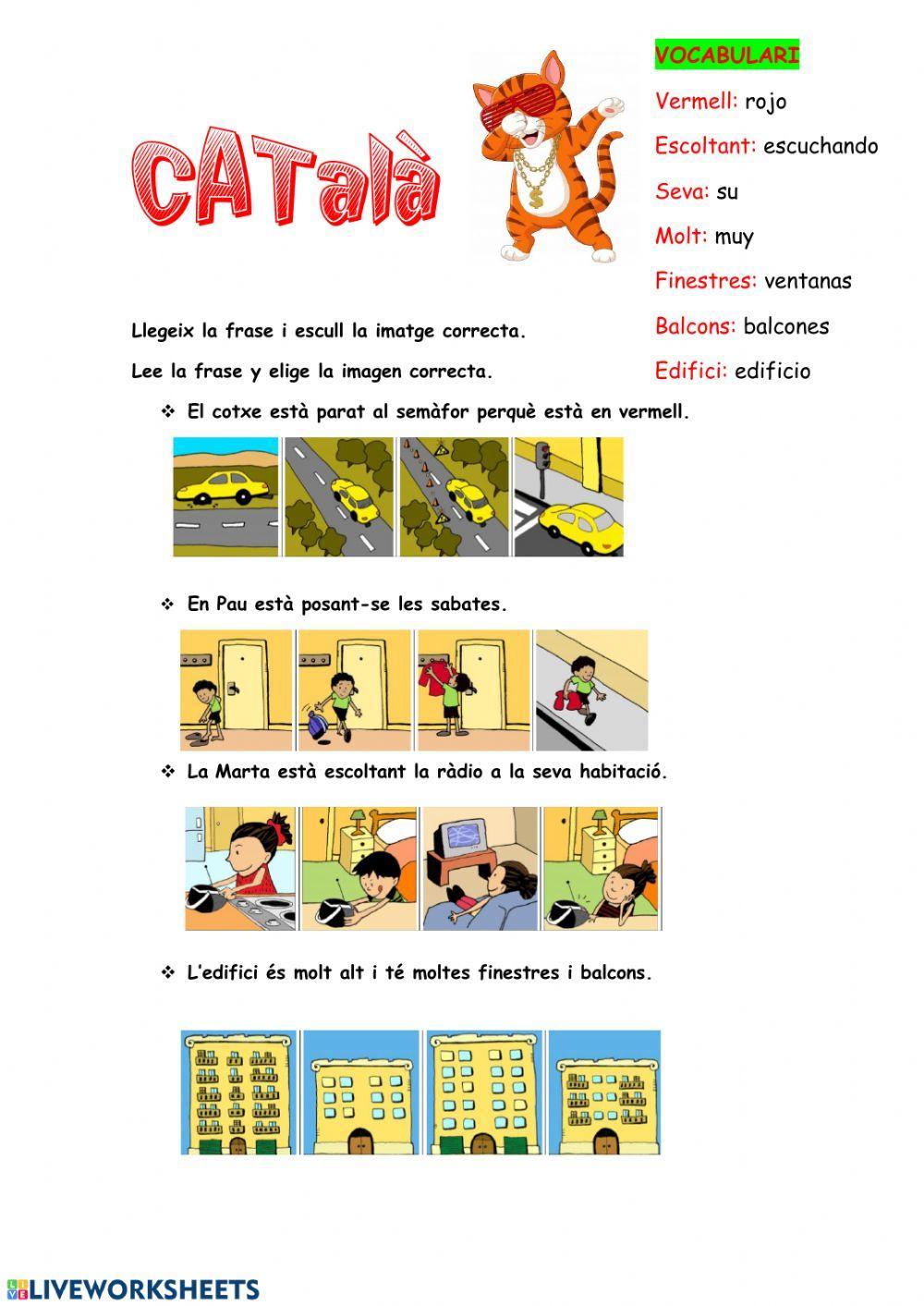 Comprensió lectora de frases