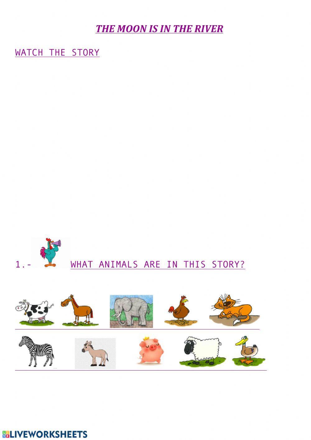 THE MOON IS IN THE RIVER