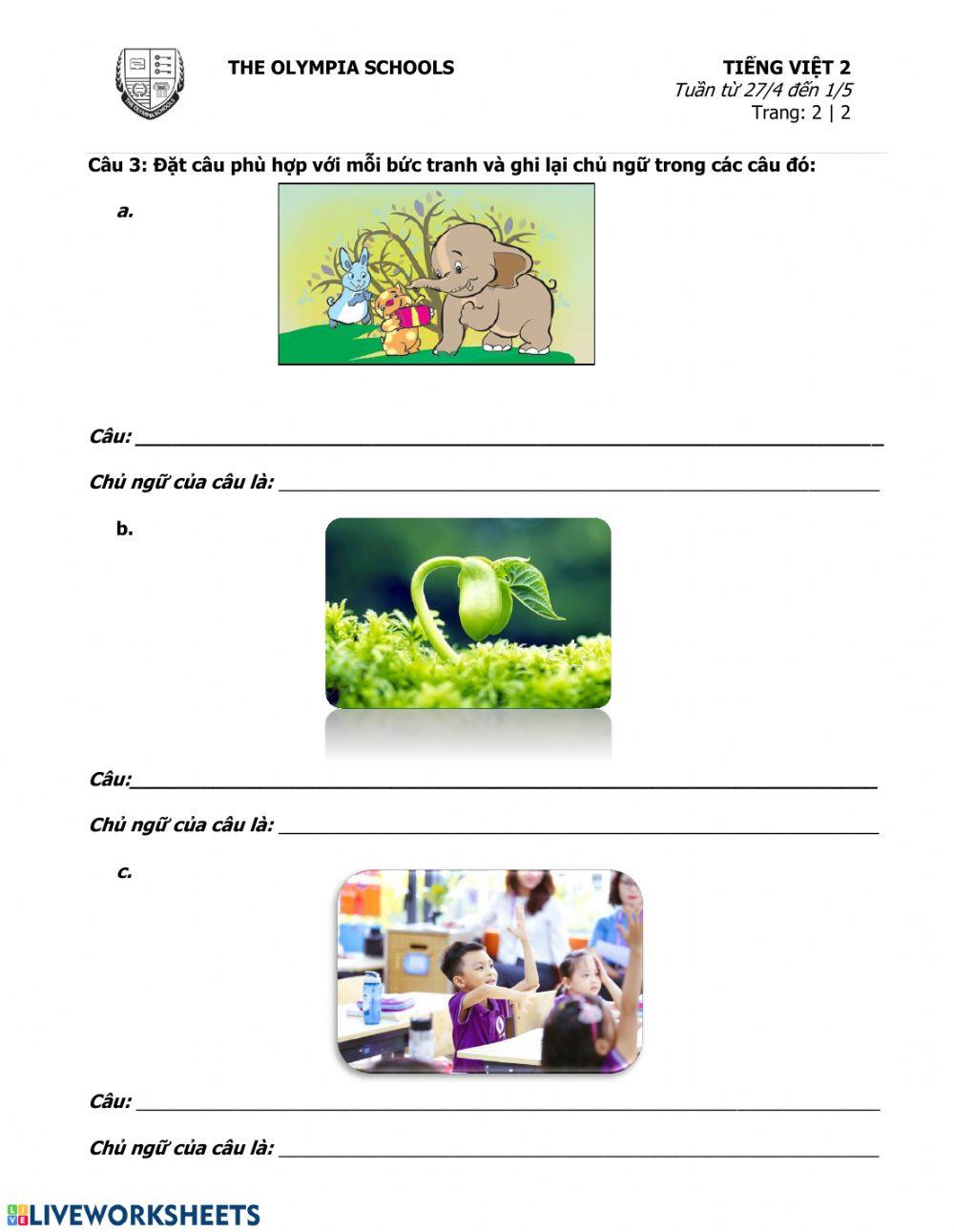 Phiếu số 2-Tuần 13