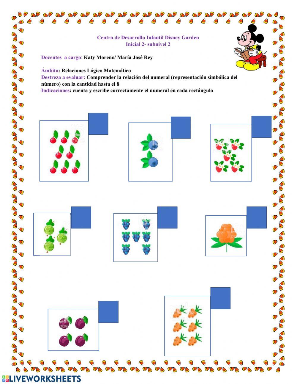 Ámbito Relaciones  Lógico Matemático