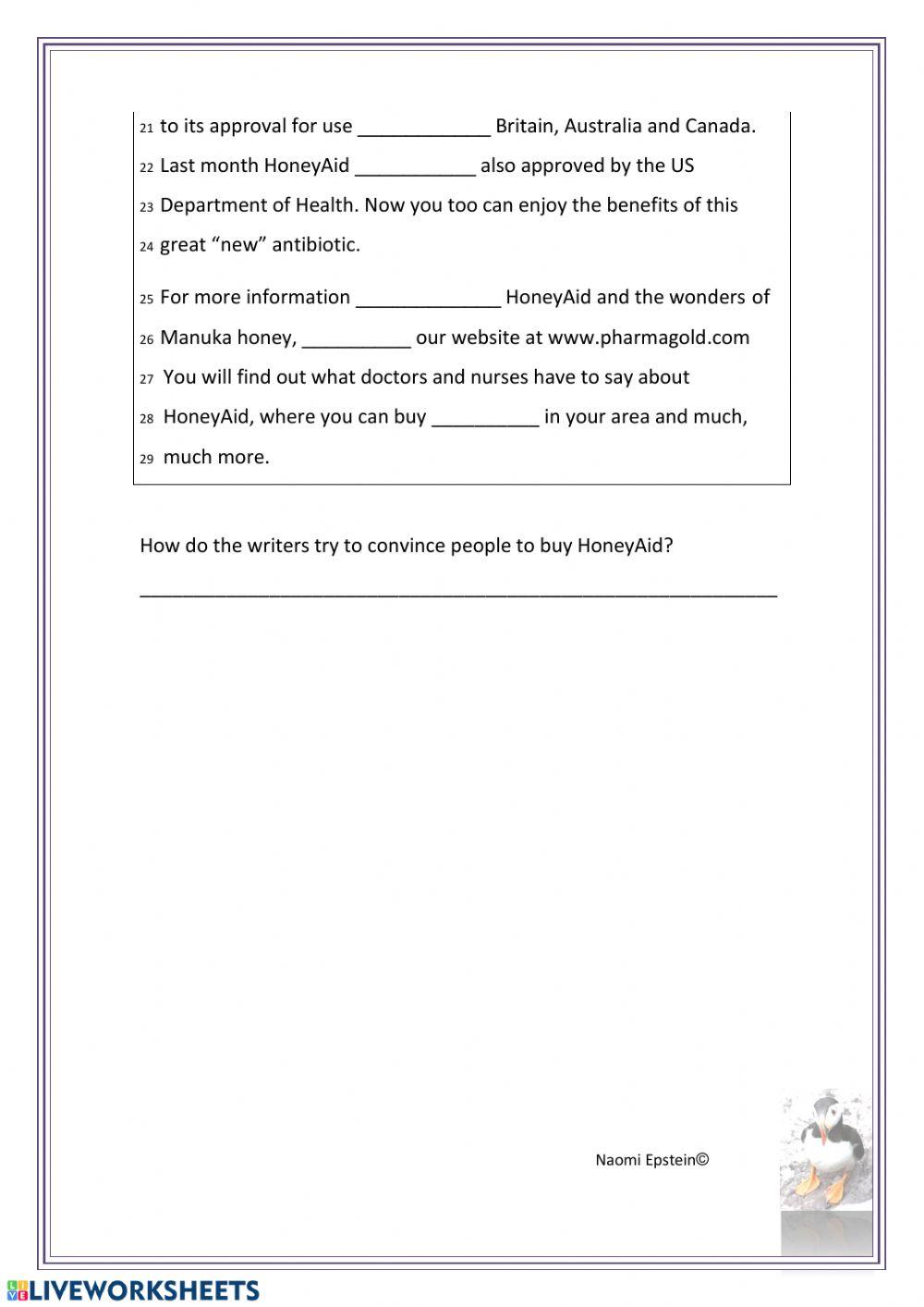 Guided Reading Task Part 4