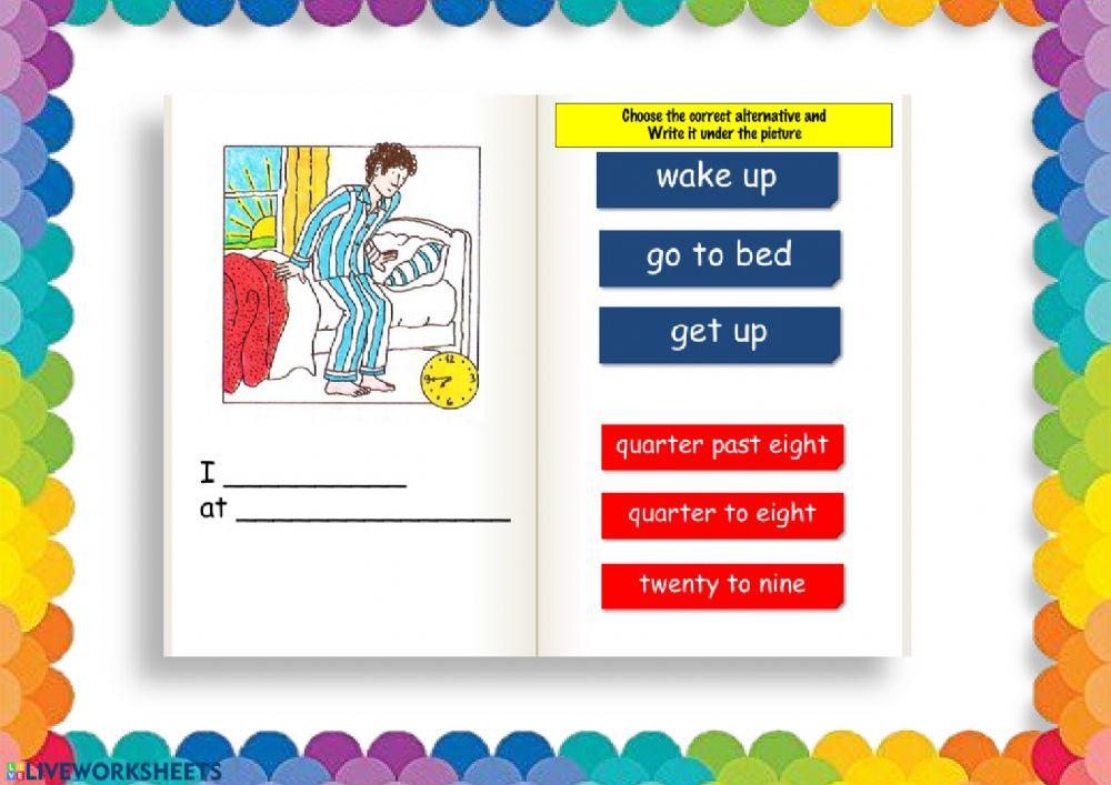 Daily Routines (Writing)