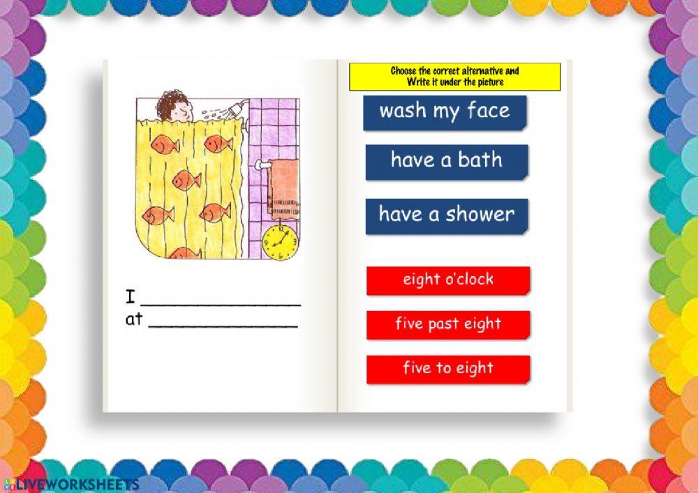 Daily Routines (Writing)