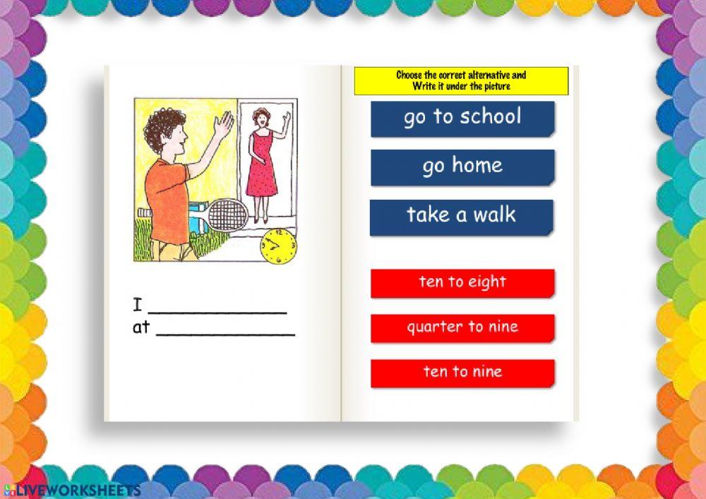 Daily Routines (Writing)