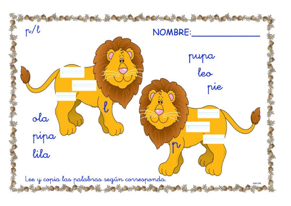 leones letras