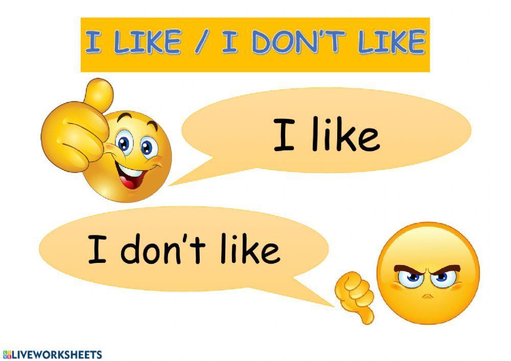Like-don't like