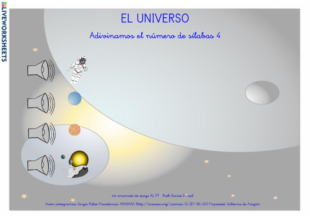 El universo: silabeo 4