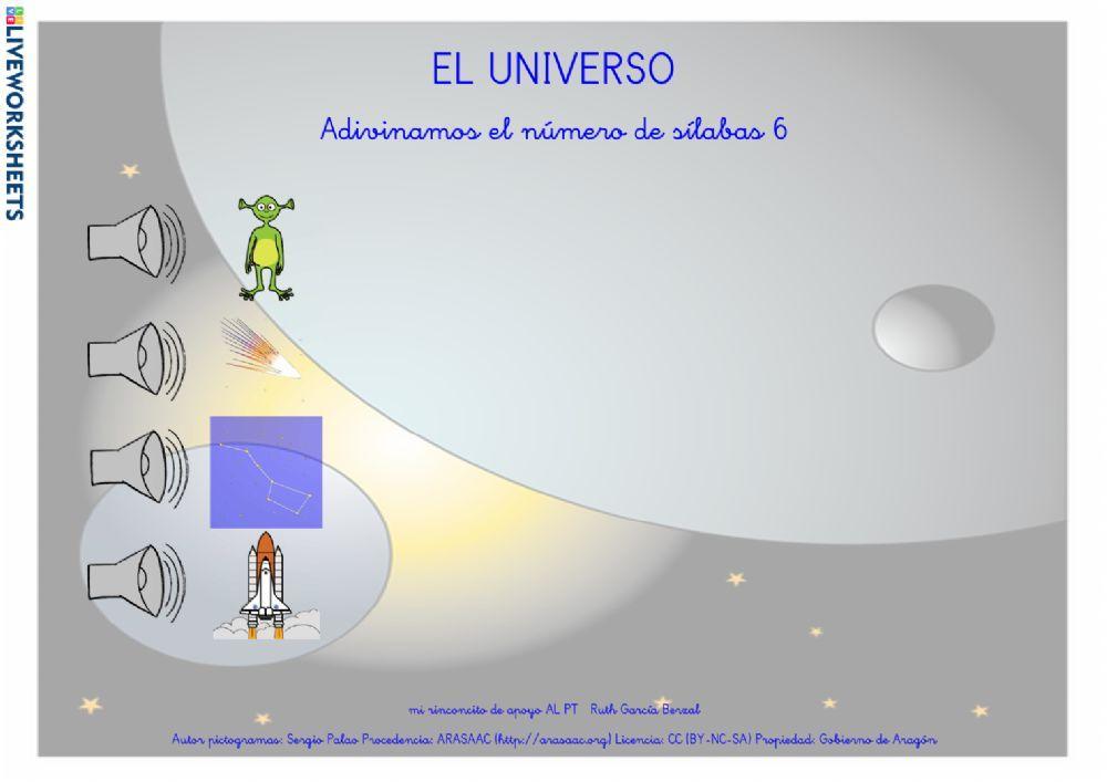 El universo: silabeo 6