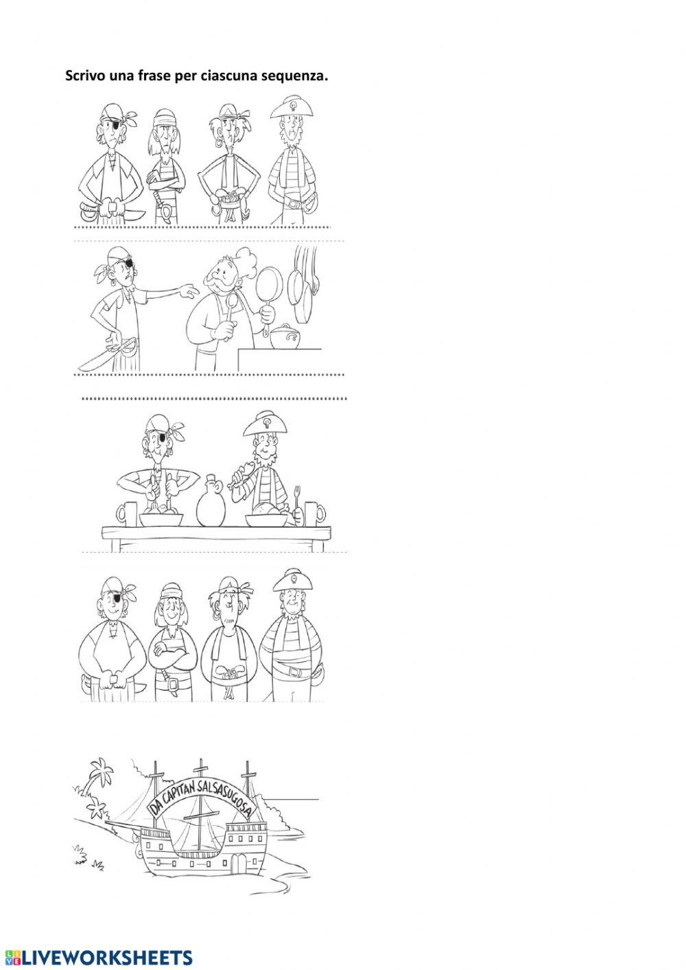 I pirati-comprendo e riassumo