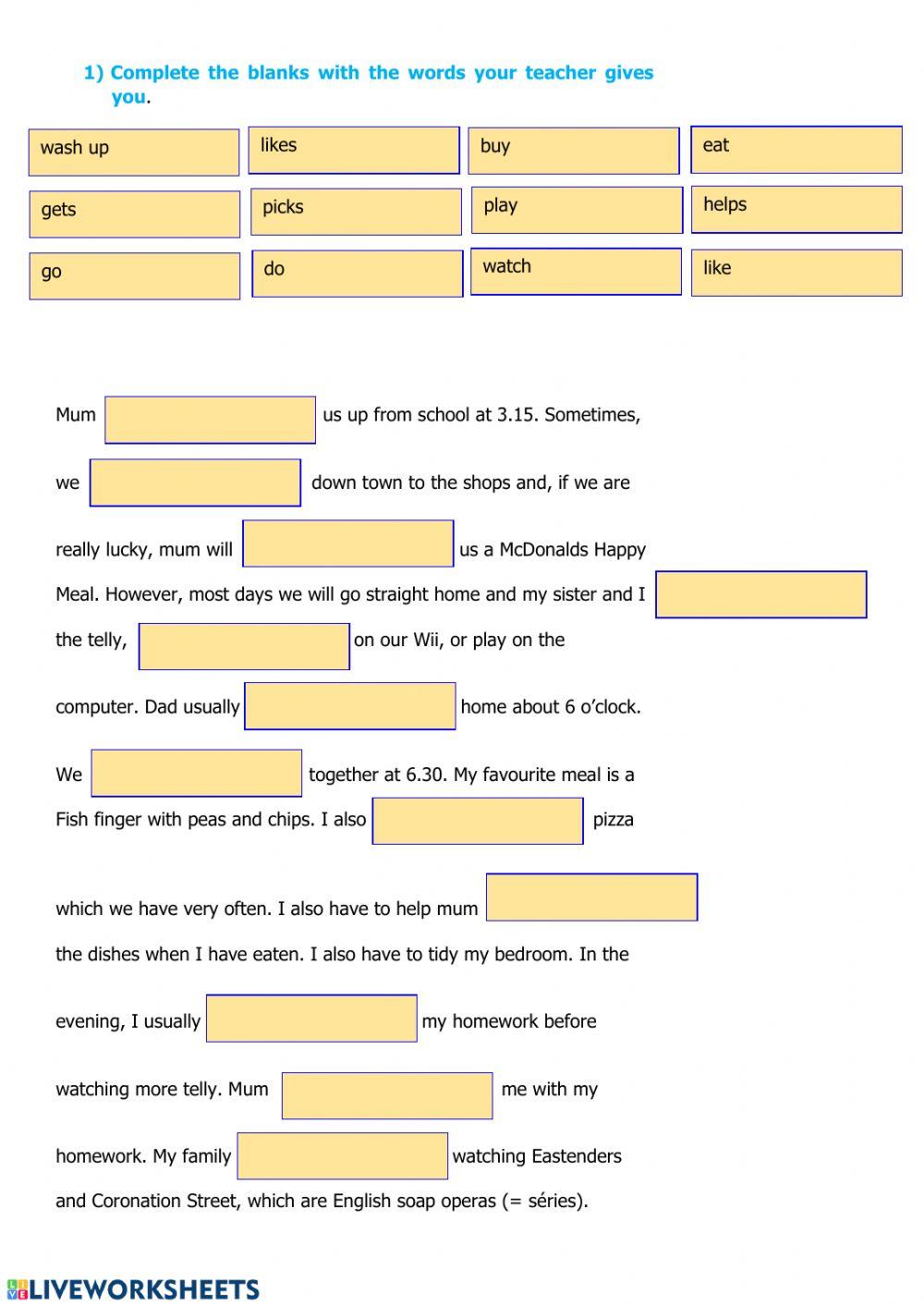 The life of an English kid