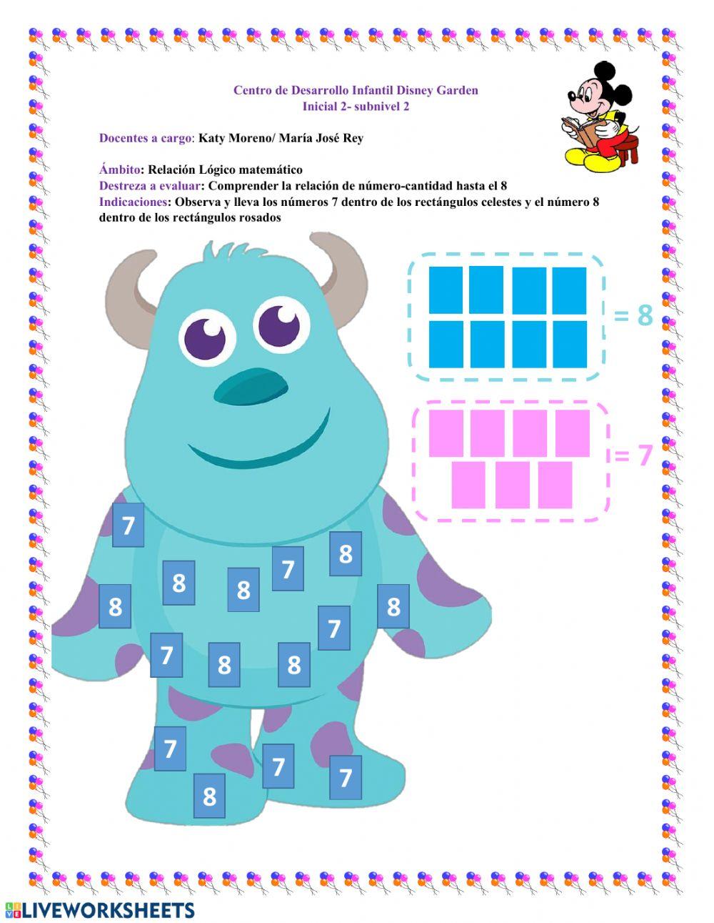 Ámbito Relaciones  Lógico Matemático