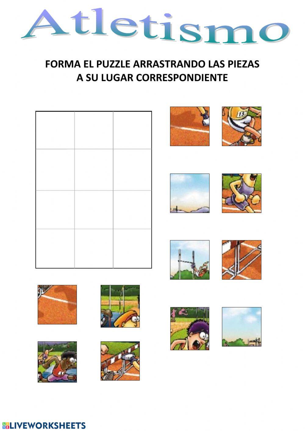 Atletismo - Puzzle (nivel 2)