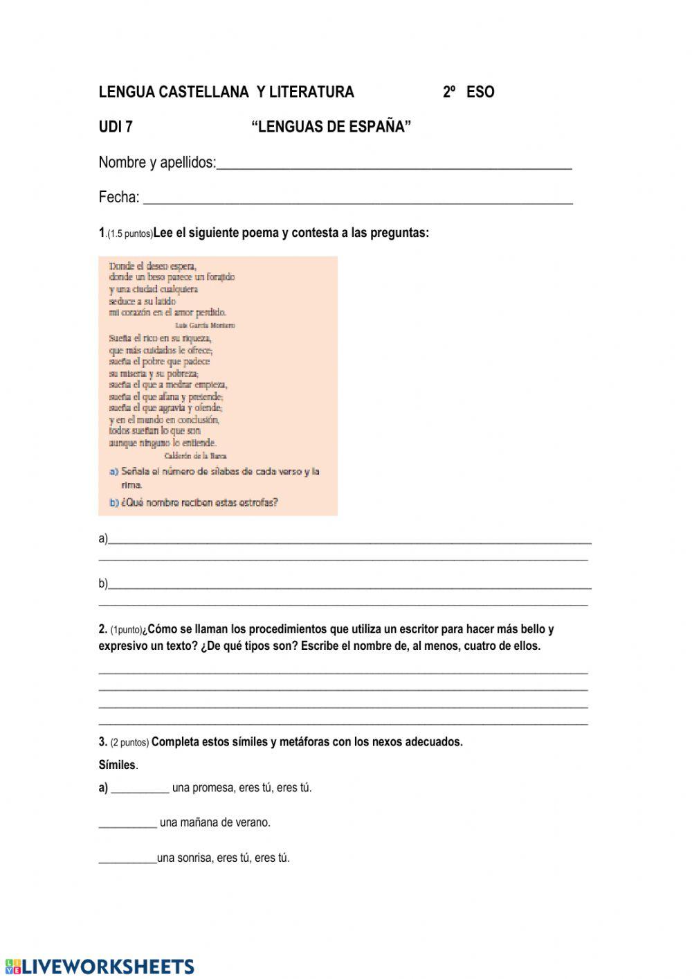 PE. UDI 7 Lenguas de España.