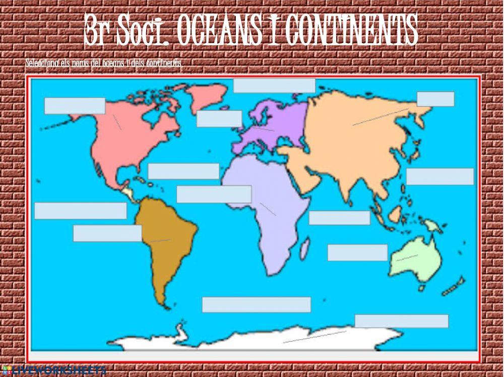 Oceans i continents