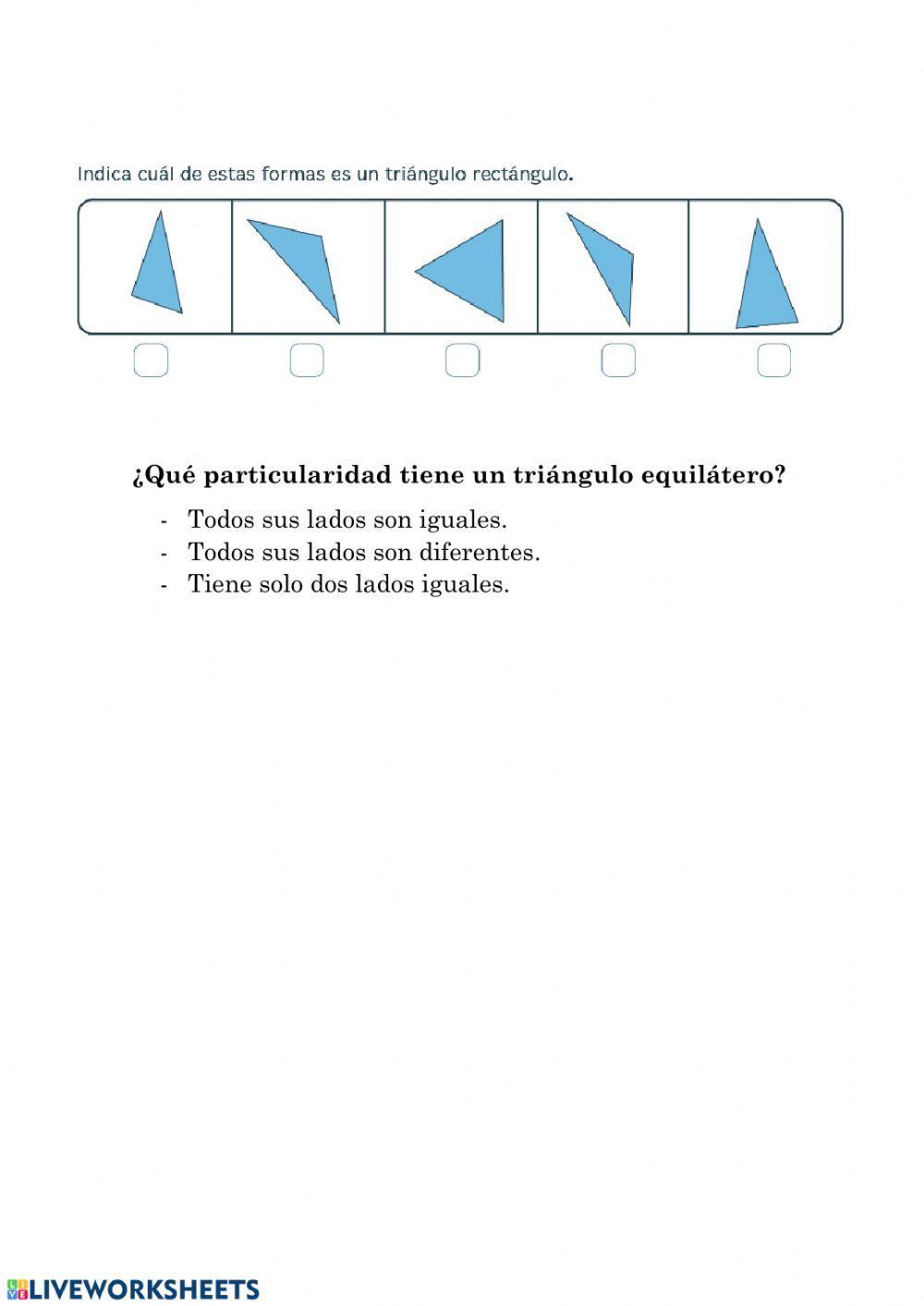 CLASIFICACIÓN TRIÁNGULOS