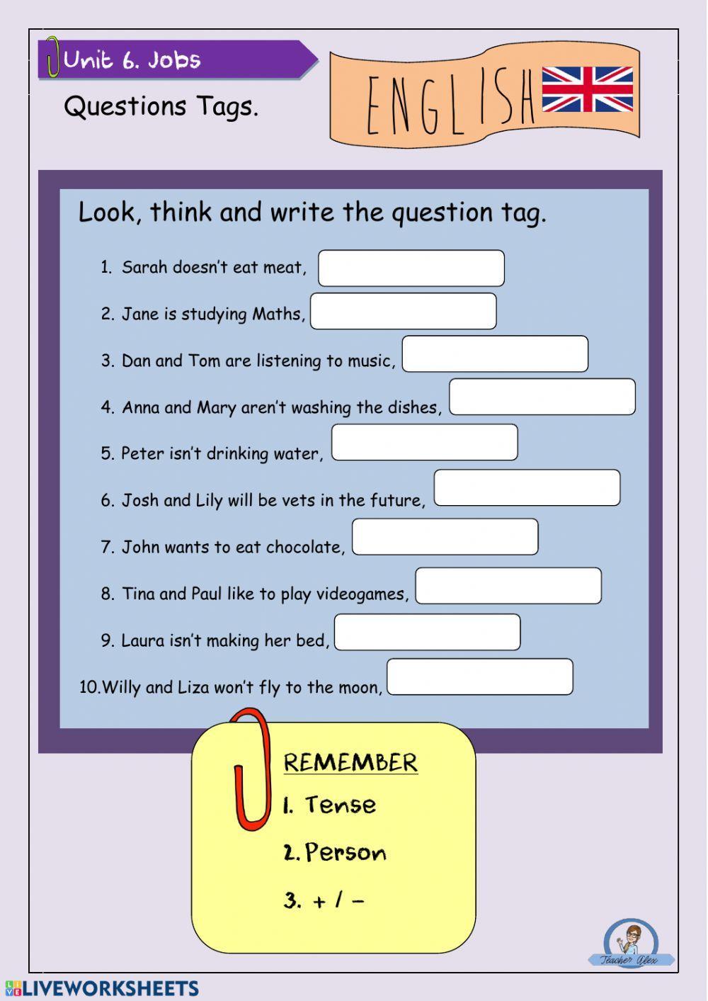Question Tags