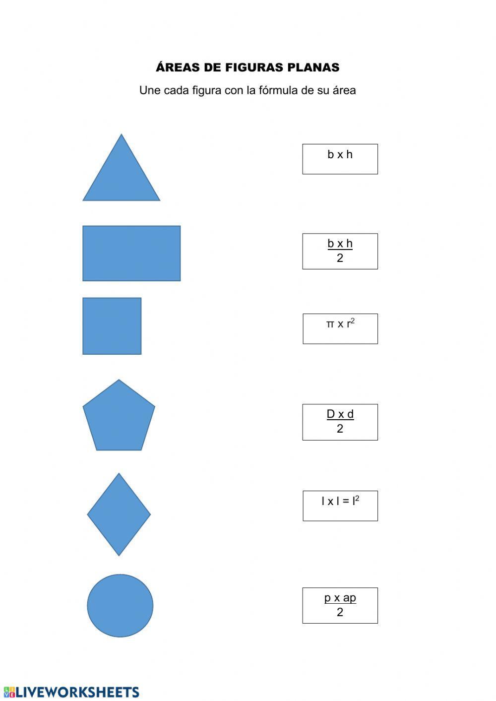 Áreas figuras planas
