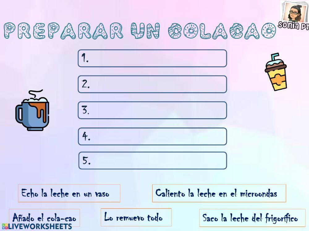 Ordenar secuencia colacao