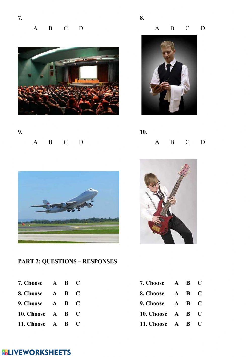 TOEIC listening - half full