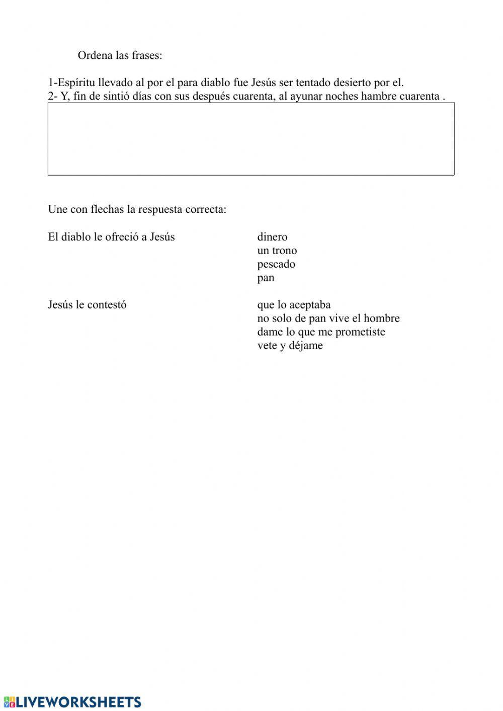 Las tentaciones de Jesús