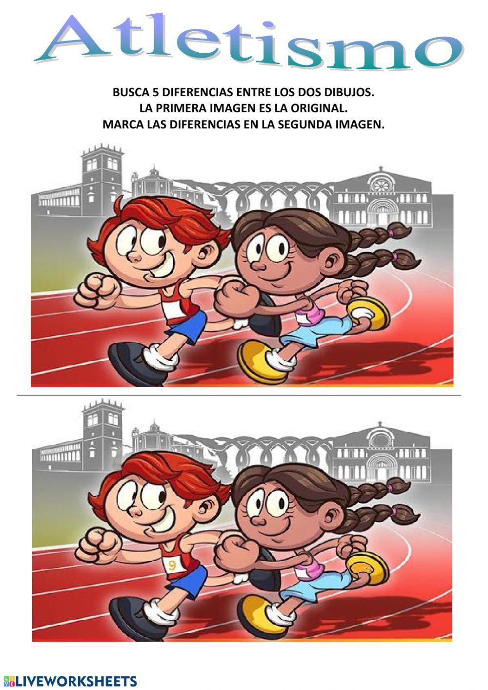 Atletismo - Busca las diferencias