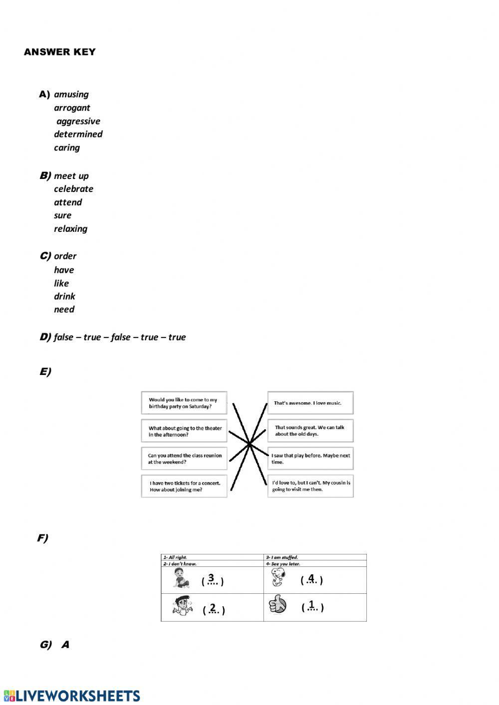 8.sınıf 1.ünite worksheets1