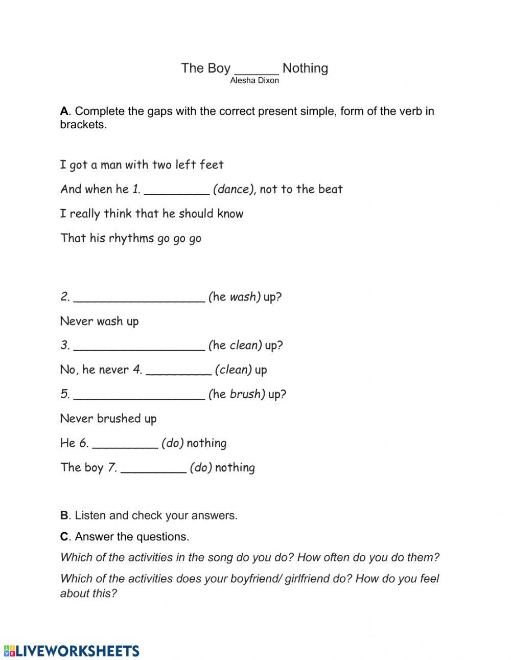 The Boy Does Nothing