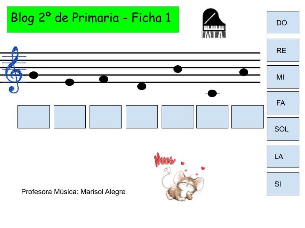 Blog 2º de Primaria-Ficha 1