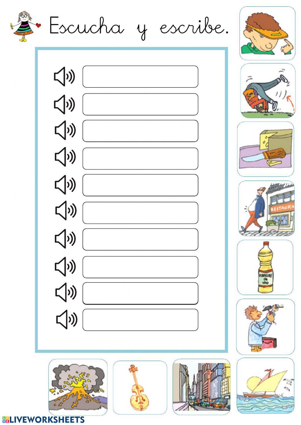 Ortografía - palabras con V