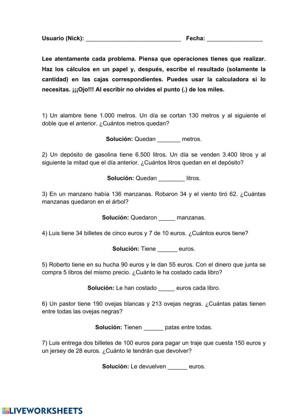 Problemas variados 5