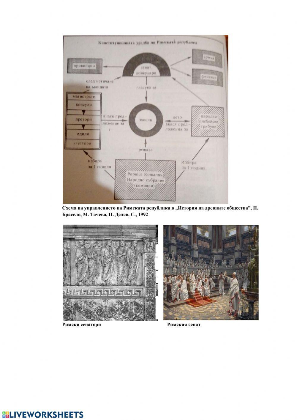 Работен лист - Римска република